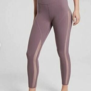 Athleta Womens Formation 7/8 High Rise Leggings Sz Medium in Volcanic Violet